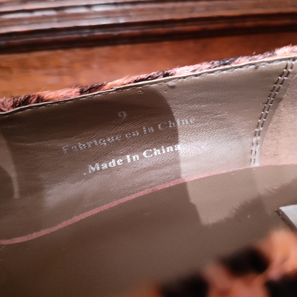 Pink Leopard/Cheetah Wedge Pumps - Picture 10 of 12